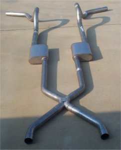1967- 74 X-Pipe Stainless Exhaust